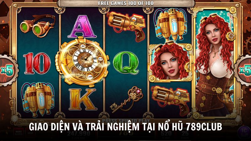 Giao diện và trải nghiệm người dùng tại nổ hũ 789Club
