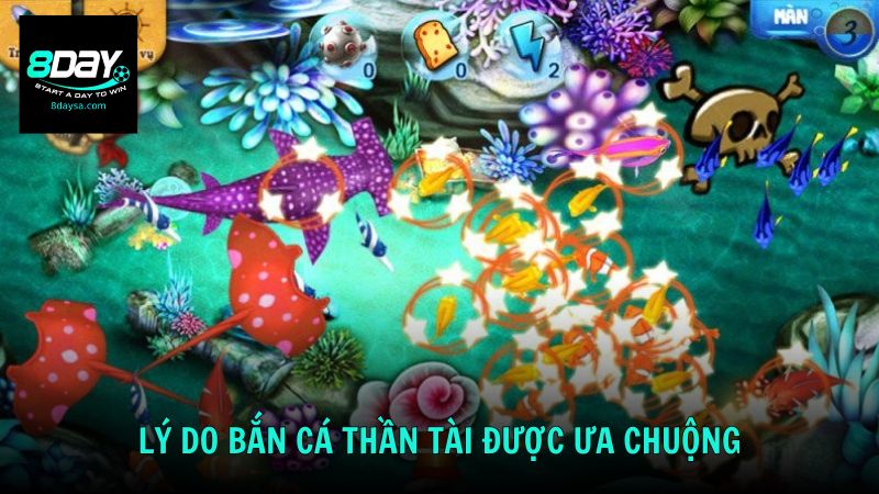 Lý do bắn cá thần tài được ưa chuộng rộng rãi